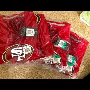 SF 49ers Nike athletic shirts Mens